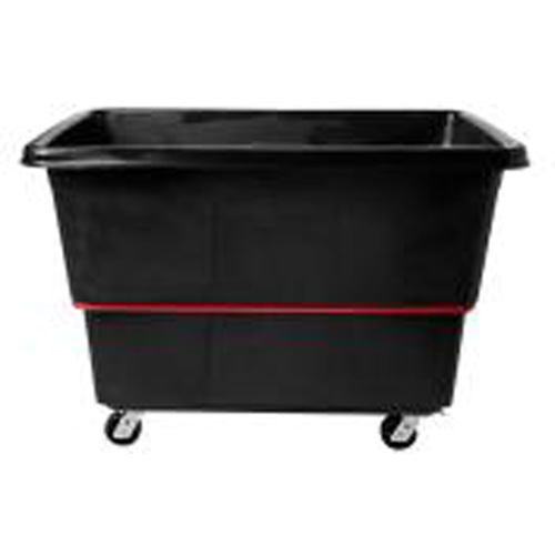Heavy-Duty Utility Truck, Black Recycled Plastic, 59"/34-5/8" L x 34"/59-1/64" W x 42-1/16"/42-7/8" H, 27 cu. ft. Volume, 1200 lbs. Capacity Nassau Supply