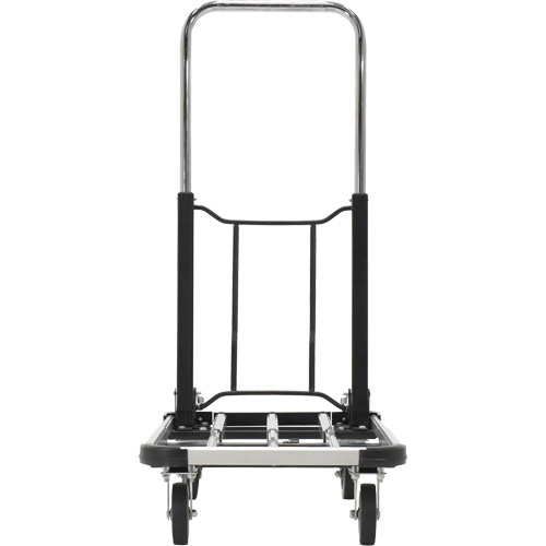 Chariot &agrave; plateforme repliable, Acier inoxydable, 300 lb, 28" lo x 16" la, Hauteur 33-1/2" Nassau Supply