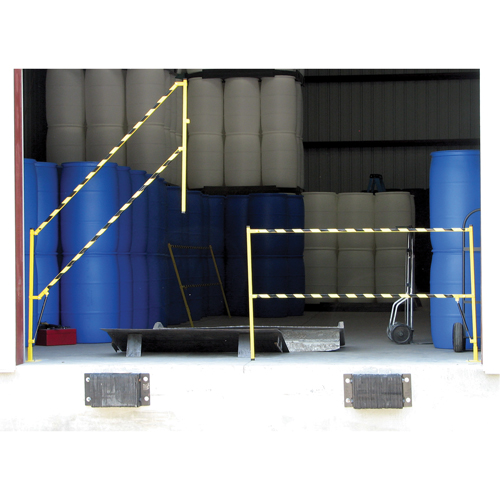 Barri&egrave;re &agrave; bascule de s&eacute;curit&eacute;, 10' lo x 42-5/8" ha, 159" &eacute;lev&eacute;e, Jaune Nassau Supply
