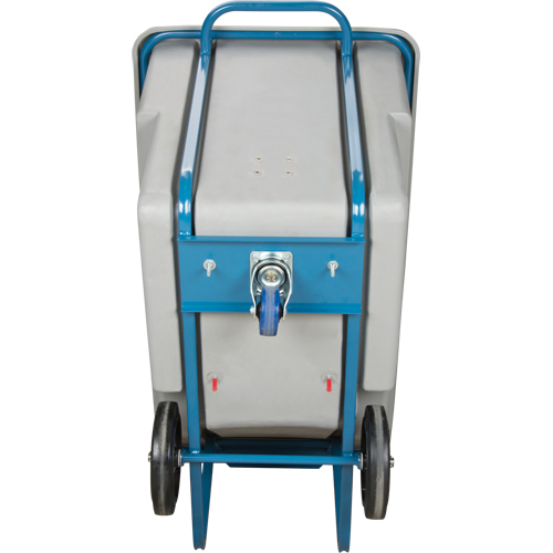 Chariot basculeur en acier, Poly&eacute;thyl&egrave;ne, 0,625 vg³, Capacit&eacute; de charge de 850 lb Nassau Supply