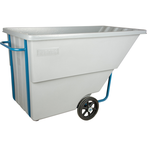 Tilt Truck, Polyethylene, 1.1 cu. yd., 1250 lbs. Load Capacity Nassau Supply