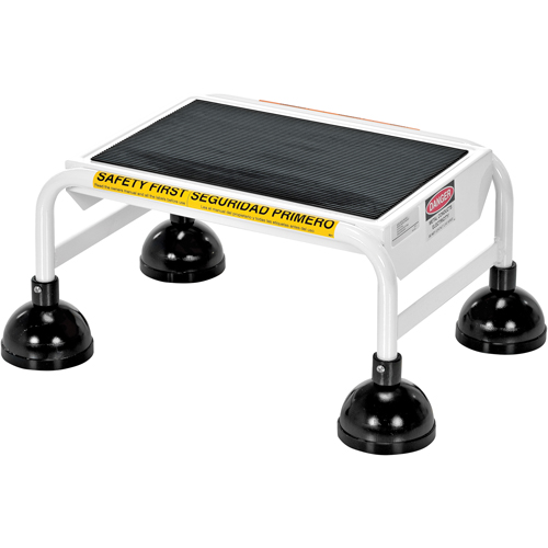 Stop-Step Ladders, 1 Steps, 16" Step Width, 9-9/16" Platform Height, Steel Nassau Supply
