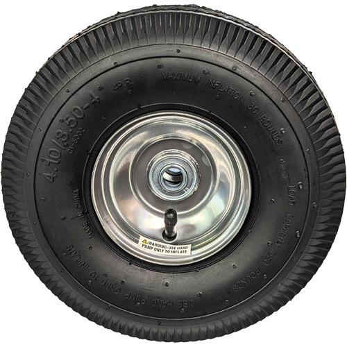 Replacement Pneumatic Tire for Hand Truck, 10" (254 mm), 350 lbs. Capacity Nassau Supply