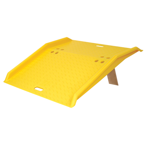 Portable Poly Hand Truck Dock Plate, 750 lbs. Load Capacity, 36" L x 35" W x 5" H Nassau Supply