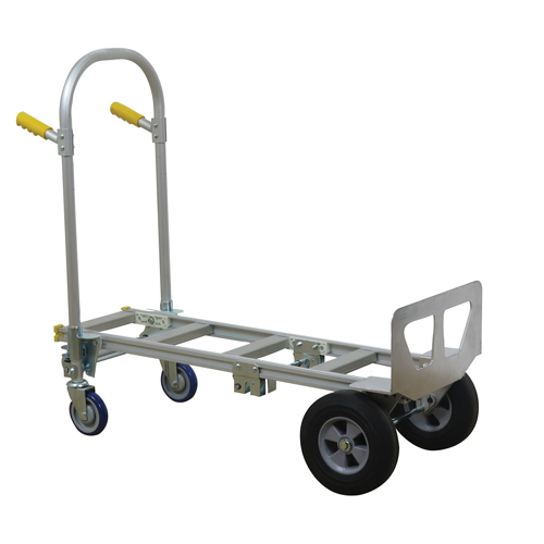 SPTN-JR-T18-SR Spartan Jr. Convertible Hand Truck, Aluminum, 1000 lbs. Capacity Nassau Supply