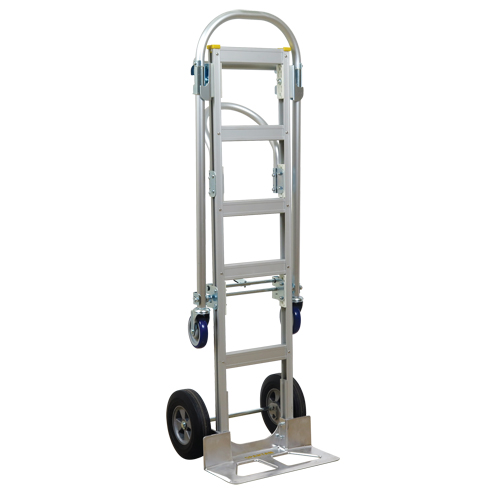 SPTN-SR-T18-SR Spartan Sr. Convertible Hand Truck, Aluminum, 1000 lbs. Capacity Nassau Supply