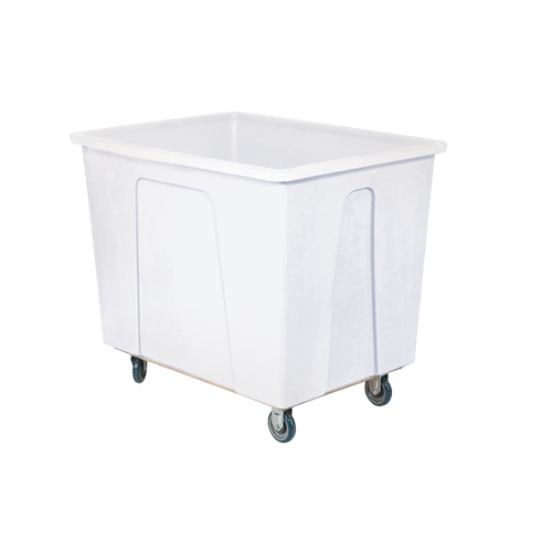 Box Truck, White Polyethylene, 46" L x 34" W x 40" H, 25 cu. Ft. Volume, 600 lbs. Capacity Nassau Supply