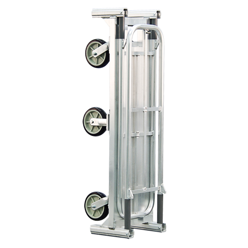 Folding Platform Truck, 18" W x 61" L, 1200 lbs. Cap., Polyurethane Wheels Nassau Supply