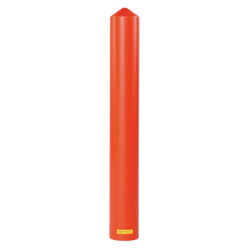 Enveloppe lisse pour butoir, 4" dia. x 56" l, Rouge Nassau Supply