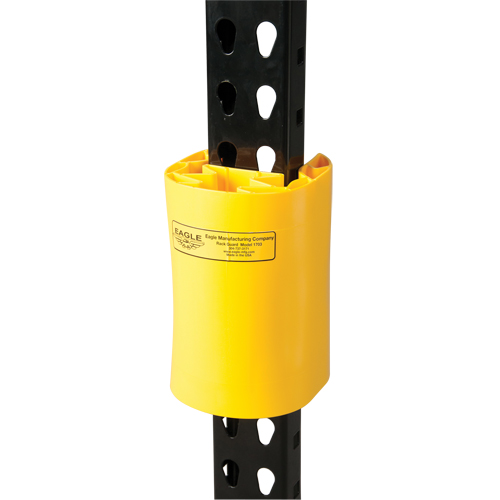 Polyethylene Rack Guard, 5" W x 6" L x 8" H, Yellow Nassau Supply
