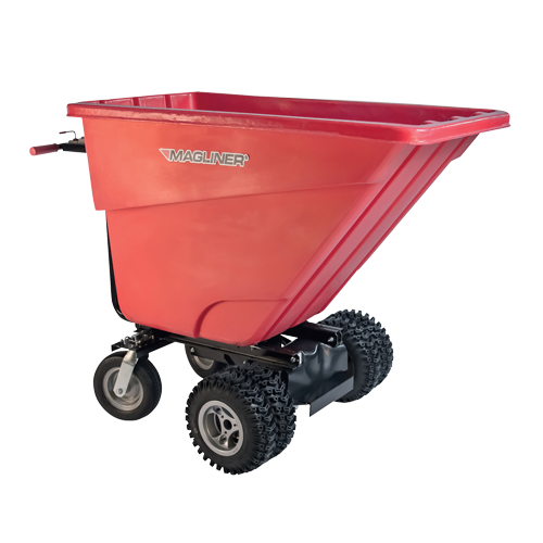Chariot &agrave; bascule motoris&eacute;, Capacit&eacute; 13.5 cu.ft., 45" h x 33-1/2" la x 68" p Nassau Supply