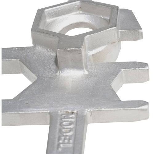 Drum Wrench, 3/4"/2" Opening, 9-1/2" Handle, Stainless Steel Nassau Supply