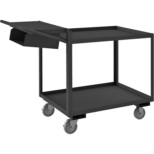 Chariot de pr&eacute;paration de commande, 40-1/4" h x 24-1/4" la x 52-3/8" p, 2 Tablettes, Capacit&eacute; 1200 lb Nassau Supply