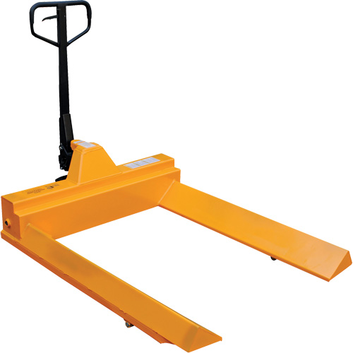 Transpalette pour mat&eacute;riaux en rouleaux, Acier, 48" lo x 7,5" la, Capacit&eacute; 4000 lb Nassau Supply