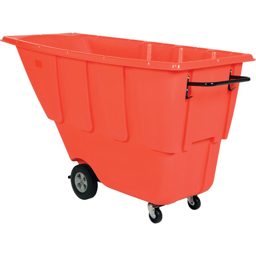 Chariot basculeur, Poly&eacute;thyl&egrave;ne, 0,5 vg³, Capacit&eacute; de charge de 450 lb Nassau Supply