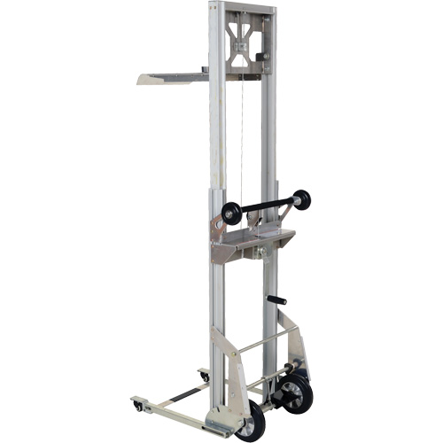 Appareil de levage portatif en aluminium, M&eacute;canisme Pompe au pied, Capacit&eacute; de 200 lb, Levage max de 61" Nassau Supply