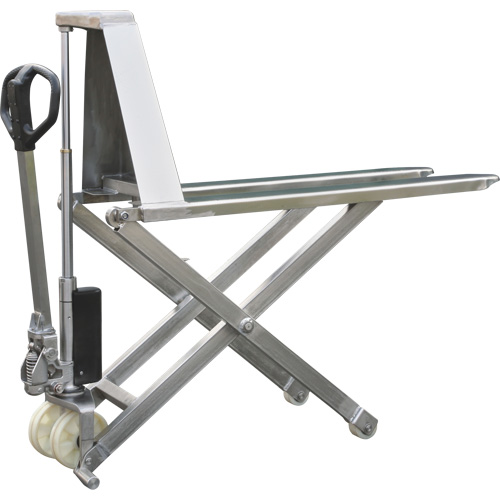 Eco Scissor Skid Lift, 45" L x 21" W, Stainless Steel, 2200 lbs. Capacity Nassau Supply