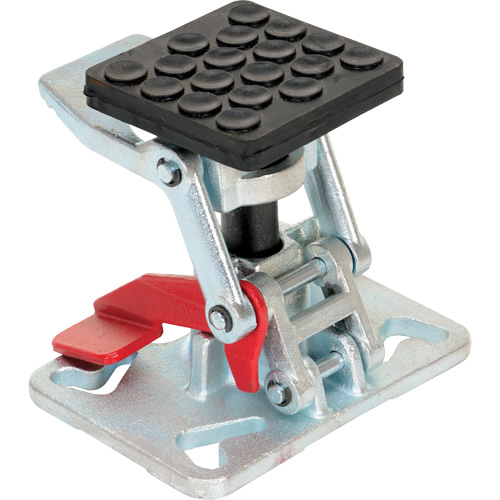 Verrou de plancher &agrave; hauteur ajustable pour service intense, 8" Hauteur rallong&eacute;e, 5-1/2" Hauteur r&eacute;tract&eacute;e, Acier Nassau Supply