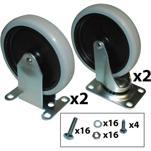 Utility Cart Caster Kit Nassau Supply