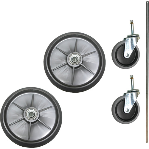 Housekeeping Cart Ball Bearing Wheel & Caster Kit Nassau Supply