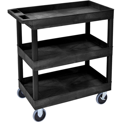 Tub Cart, 3 Tiers, 35-1/4" x 37-1/4" x 18", 375 lbs. Capacity Nassau Supply