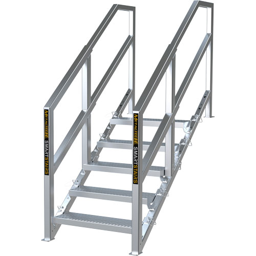 Escalier Smartstairs t&eacute;lescopique &agrave; 3-5 marches en aluminium Nassau Supply