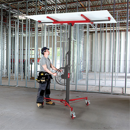 Appareils de levage pour panneaux de cloisons s&egrave;ches Bulidman Nassau Supply