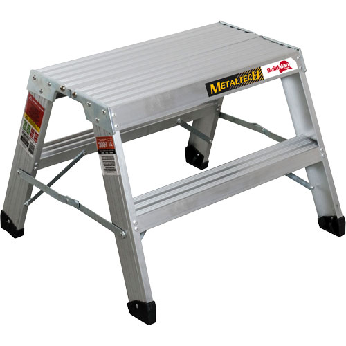 Poste de travail chevalet de sciage portatif, Cadre Aluminium, 12-1/4" p x 24" h Nassau Supply