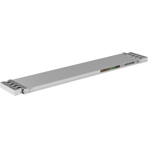 Telescoping Work Plank, 108" W x 12" D, 250 lbs. Capacity, Knocked Down Nassau Supply
