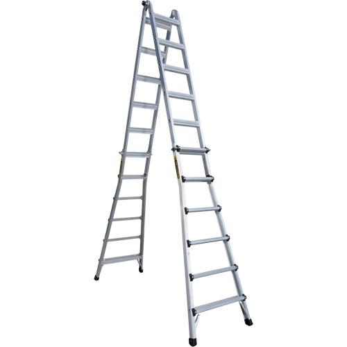 Telescoping Multi-Position Ladder, Aluminum, 300 lbs. Nassau Supply