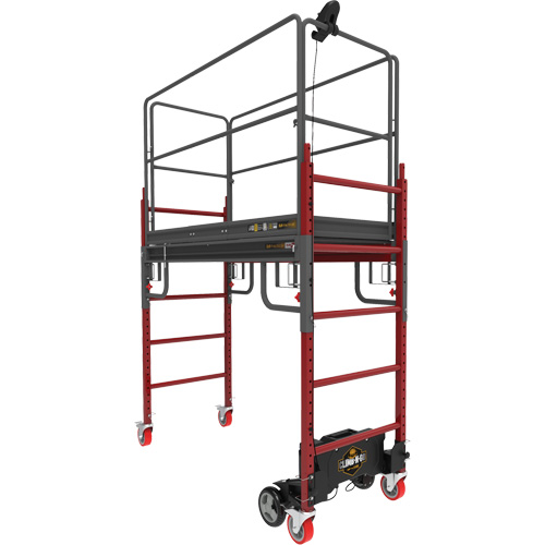 Complete Motorized Buildman 6' Baker Scaffold Kit, 31" D x 118-3/4" H Nassau Supply