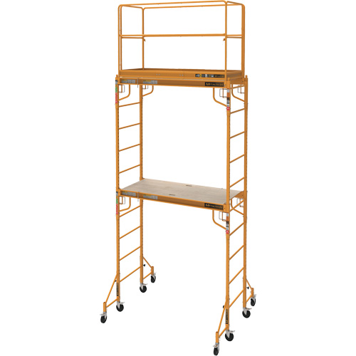 Complete 12' Drywall Baker Scaffold Tower Set, 58-1/2" D x 183" H Nassau Supply