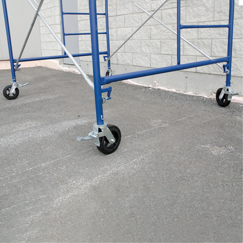 Complete Scaffold Tower with Casters, 66-2/10" D x 177-1/2" H Nassau Supply