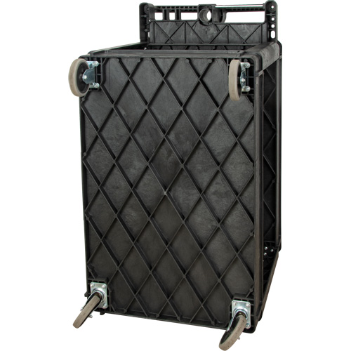 Utility Cart, 2 Tiers, 25-5/8" x 33-1/2" x 43-3/4", 550 lbs. Capacity Nassau Supply