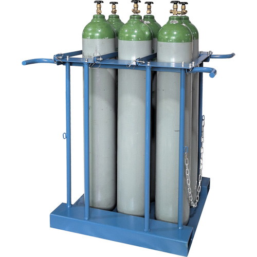 Support de rangement pour 6 cylindres pour chariot &eacute;l&eacute;vateur Nassau Supply