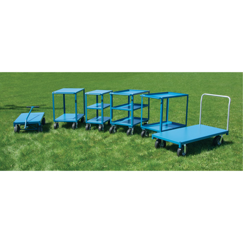 Outdoor Shelf Cart, 3 Tiers, 18" W x 39" H x 33" D, 1200 lbs. Capacity Nassau Supply