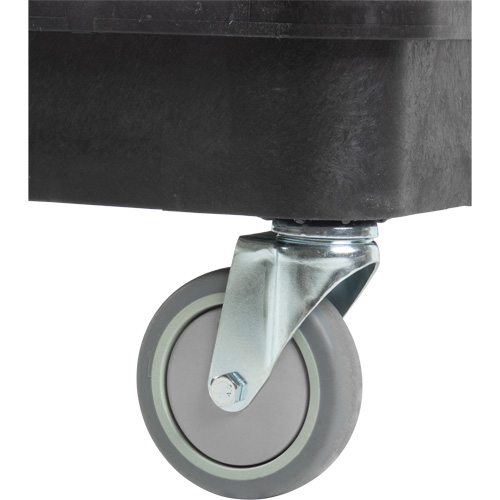 Utility Cart with Deep Lip Shelf, 3 Tiers, 19" x 39-1/2" x 28-1/4", 330 lbs. Capacity Nassau Supply