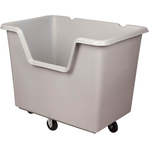 Chariot-caisse Starcart &agrave; c&ocirc;t&eacute; ouvert, Poly&eacute;thyl&egrave;ne, 46" lo x 31" la x 49" h, Volume 24 pi³, Capacit&eacute; 900 lb Nassau Supply