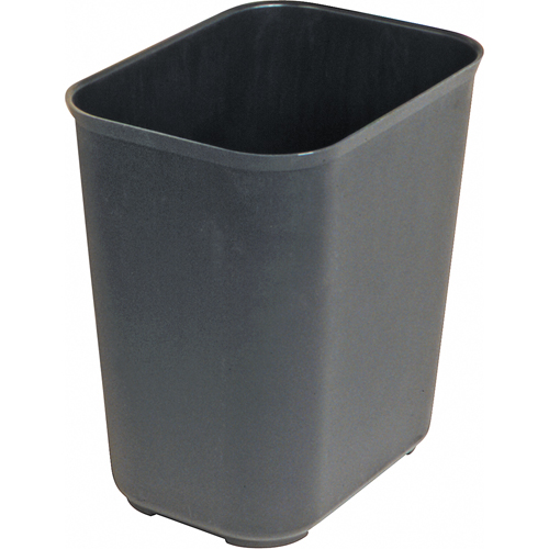 Fire Resistant Wastebasket, 14 Quarts, Fiberglass Nassau Supply