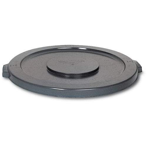 Couvercles ronds Brute, Couvercle plat, Plastique/Poly&eacute;thyl&egrave;ne, Convient aux contenants 19-7/8" dia. Nassau Supply