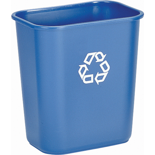 Recycling Container , Deskside, Plastic, 28-1/8 US Qt. Nassau Supply