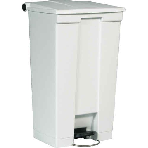 Flat Top Trash Can, Polyethylene, 23 US gal. Capacity Nassau Supply