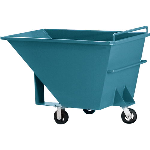 Chariot basculeur en acier, Acier, 1-1/2 vg³, Capacit&eacute; de charge de 2000 lb Nassau Supply