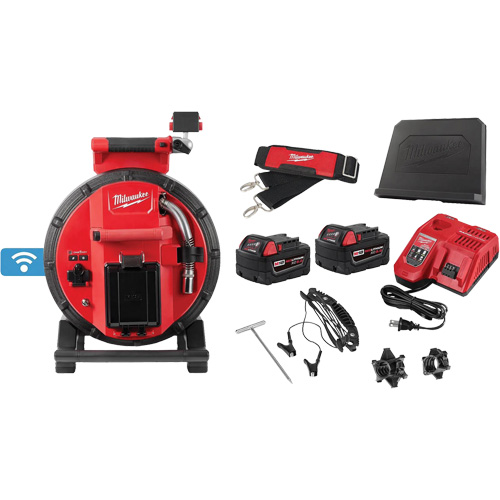 M18 100 Flexible Modular Pipeline Inspection System, 25 mm (1") Camera Head Nassau Supply