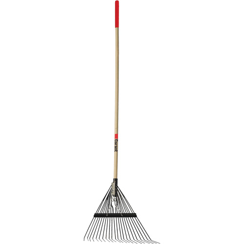 Lawn Rake, 24 Tines, Hardwood Handle, Steel Blade Nassau Supply