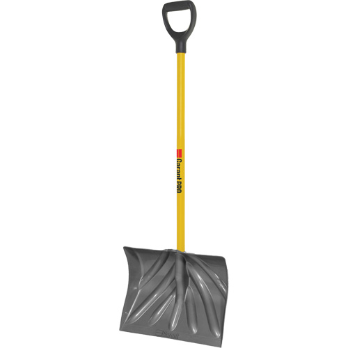 Pro Scraper Shovel, Polypropylene Blade, 18" Wide, D-Grip Handle Nassau Supply