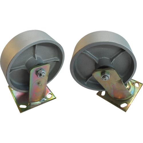 Conteneurs autobasculeurs en acier - ensemble de roulettes pour conteneurs Nassau Supply