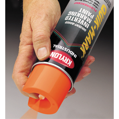 Industrial Quik-Mark Solvent-Based Inverted Marking Paint, 17 oz., Aerosol Can Nassau Supply