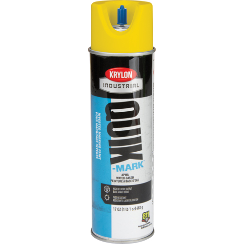Industrial Quik-Mark Water-Based Inverted Marking Paint, 17 oz., Aerosol Can Nassau Supply