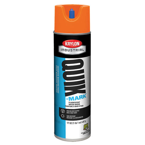 Industrial Quik-Mark Water-Based Inverted Marking Paint, 17 oz., Aerosol Can Nassau Supply